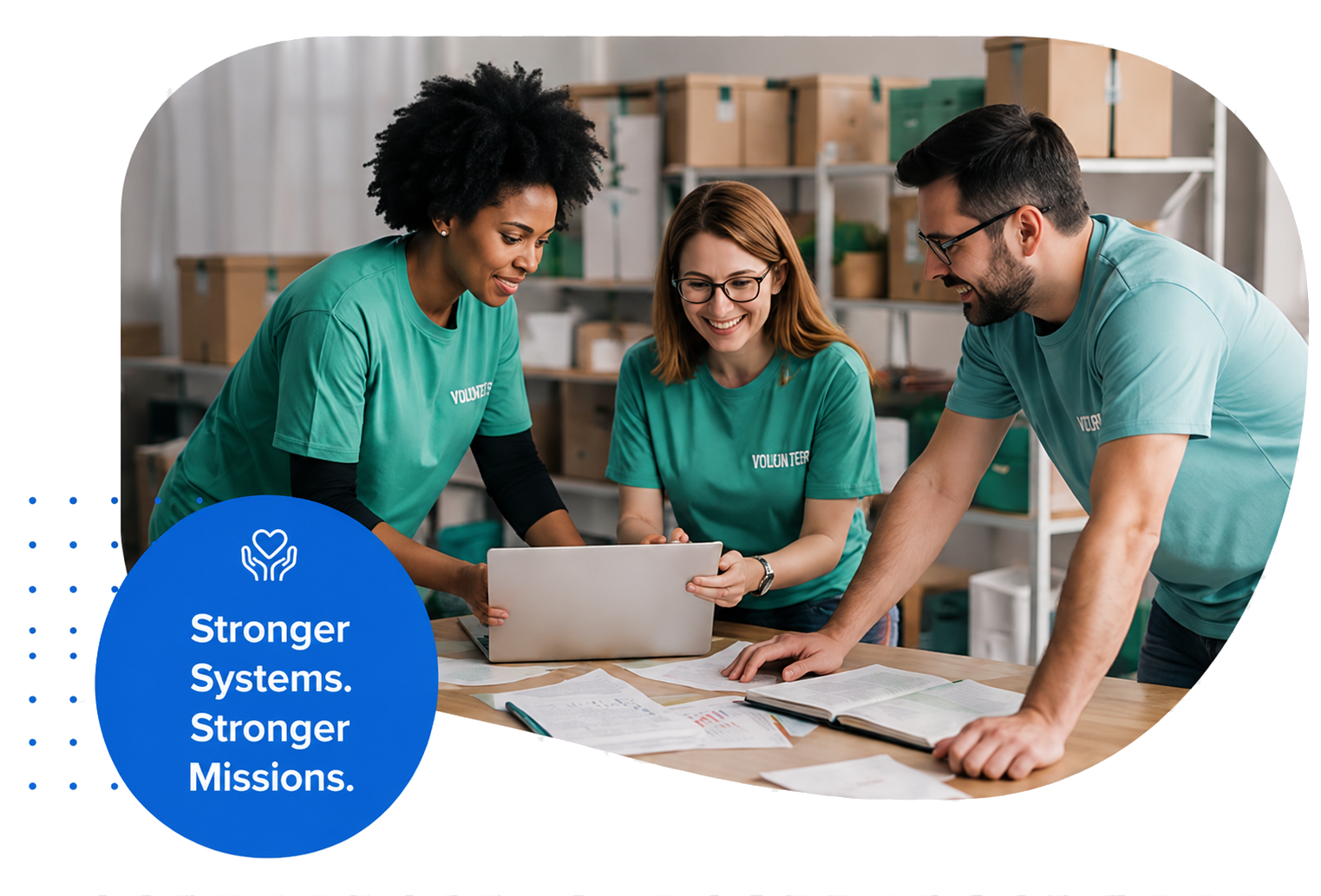Nonprofit support team